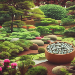 Asian topiary and landscape design for a sensory garden