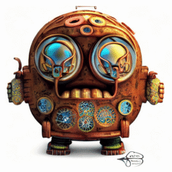 Robot design for comedy writer's page