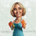 Example of a designer character (2d) for an animated comedy set in Los Angeles