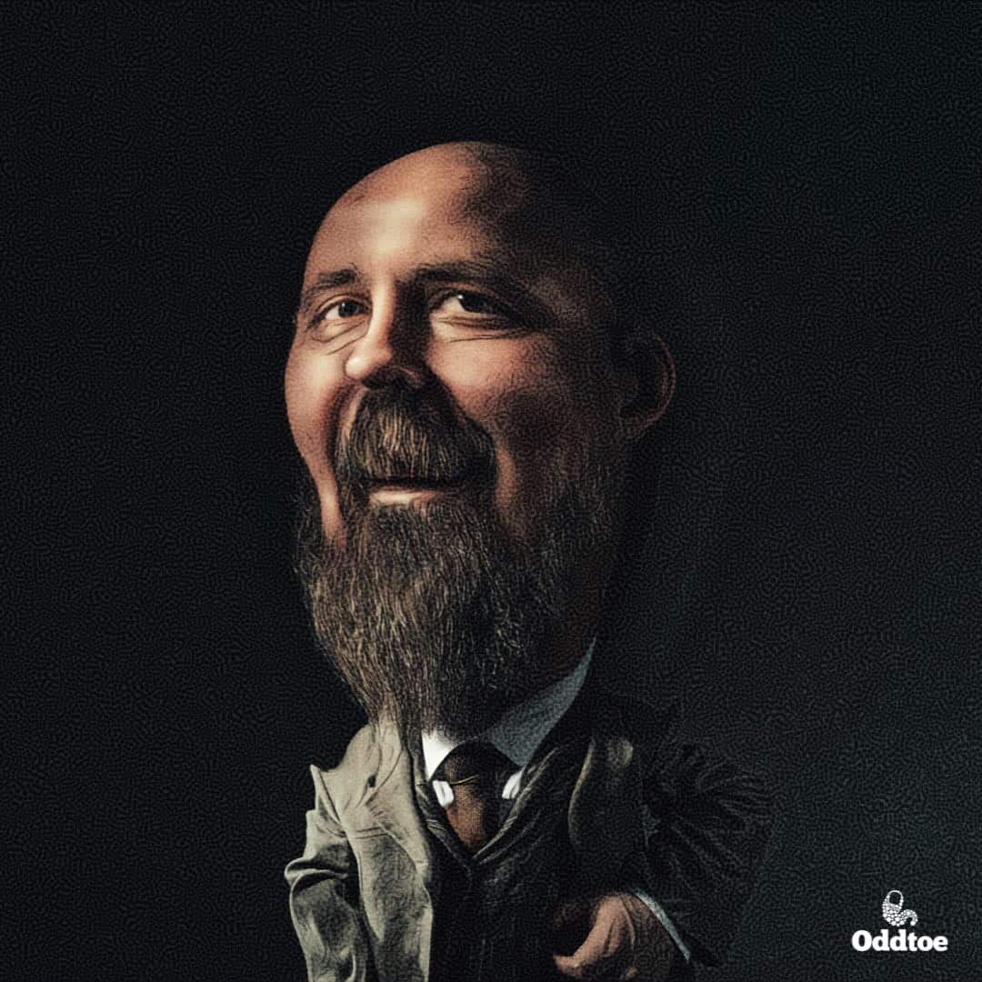 Portrait of one of the antagonists in the new novella by Oddtoe