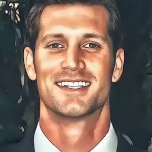 Headshot illustration of Paradigm Talent Agency's agent Zac Simmons