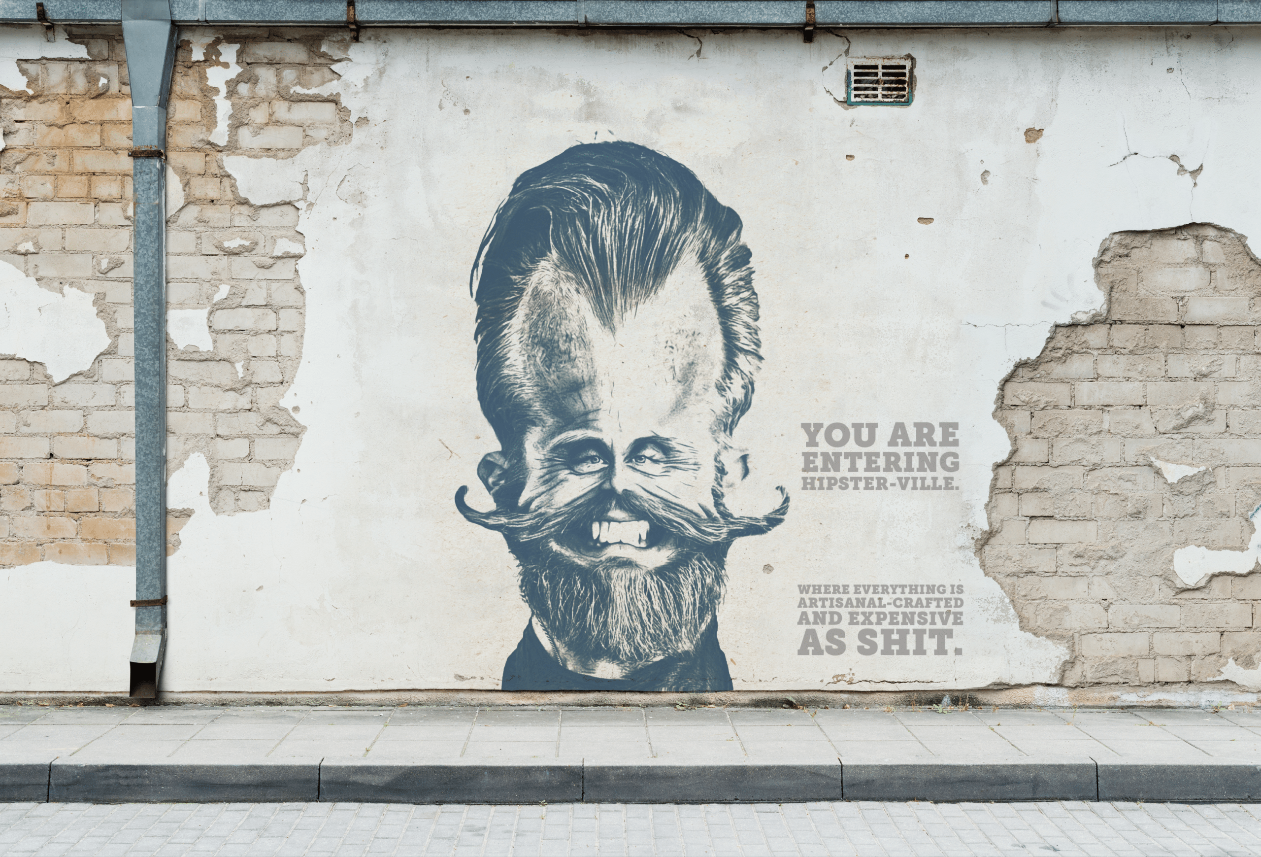 Street art mural design, Oddtoe.