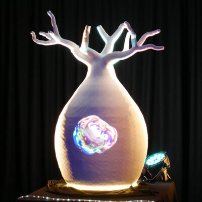 Experience design with 3d generative AI - baobab tree from Oddtoe