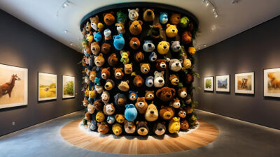 Installation art for an agency activation campaign - marketing photo