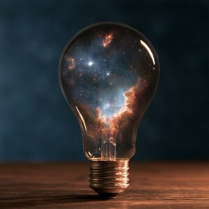 Imagination — a universe inside an idea. Artwork: Oddtoe