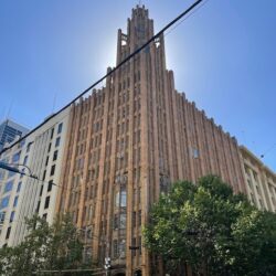 The Manchester Unity Building on the corner of Swanston and Collins streets, Melbourne